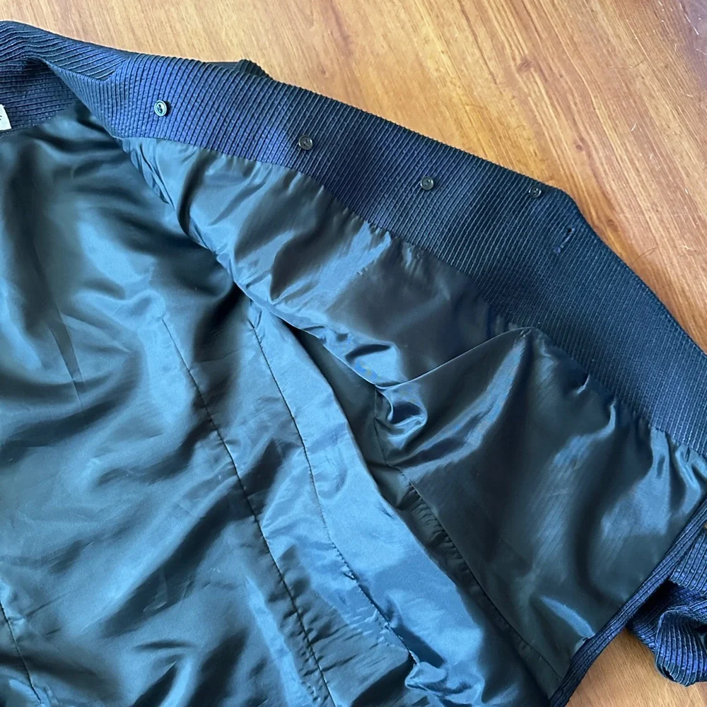 Vintage Christian Dior Iridescent Blue Blazer - Picture 7 of 14